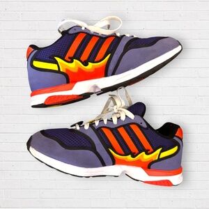 The Simpsons x Adidas ZX 1000 Flaming Moes Sneakers Shoes Purple Collab Mens 7